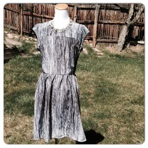 Mossimo Black & White Cap Sleeve Dress NWOT